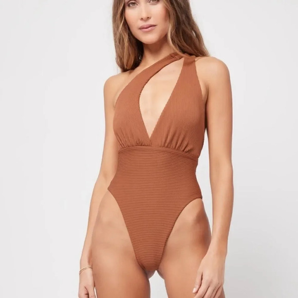 L SPACE allegra One-piece Swimsuit - Picture 1 of 10